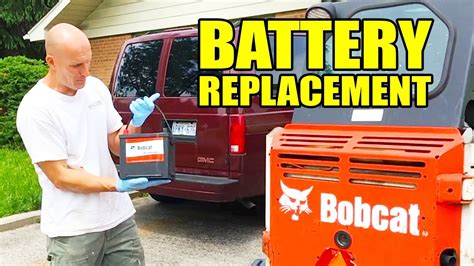 bobcat skid steer battery replacement